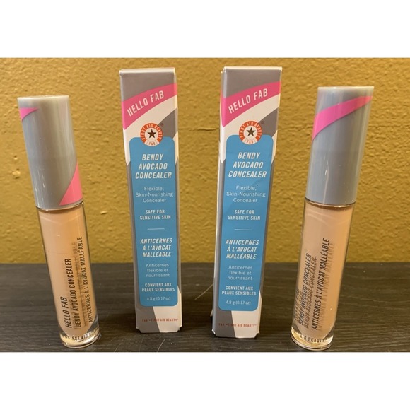 First Aid Beauty Other - Hello Fab Bendy Avocado Concealer 4.8g/ 0.17oz Set Of Two 5- Tan